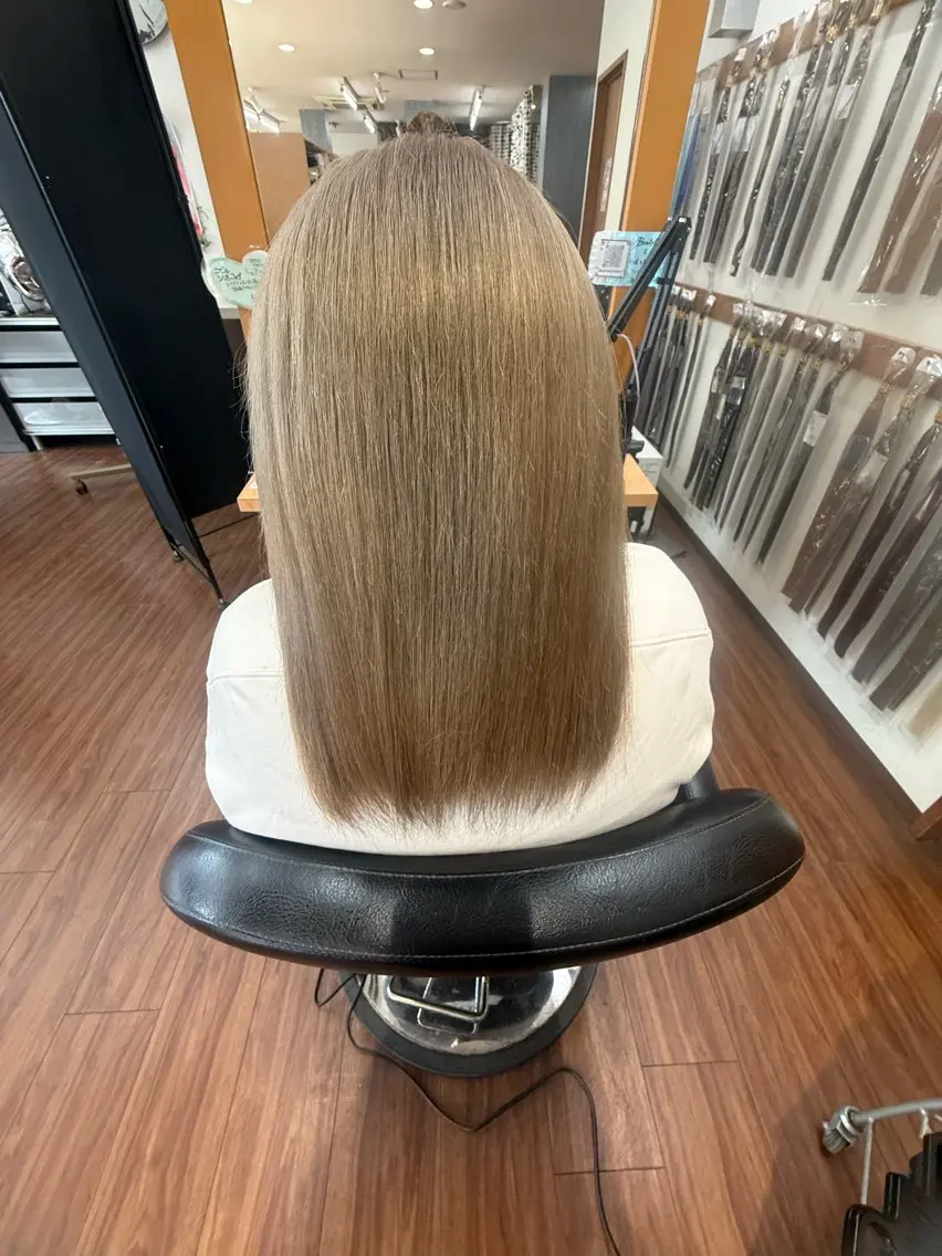 セミロング ヘアカラー 髪質改善カラー/ KONATSUのヘアスタイル