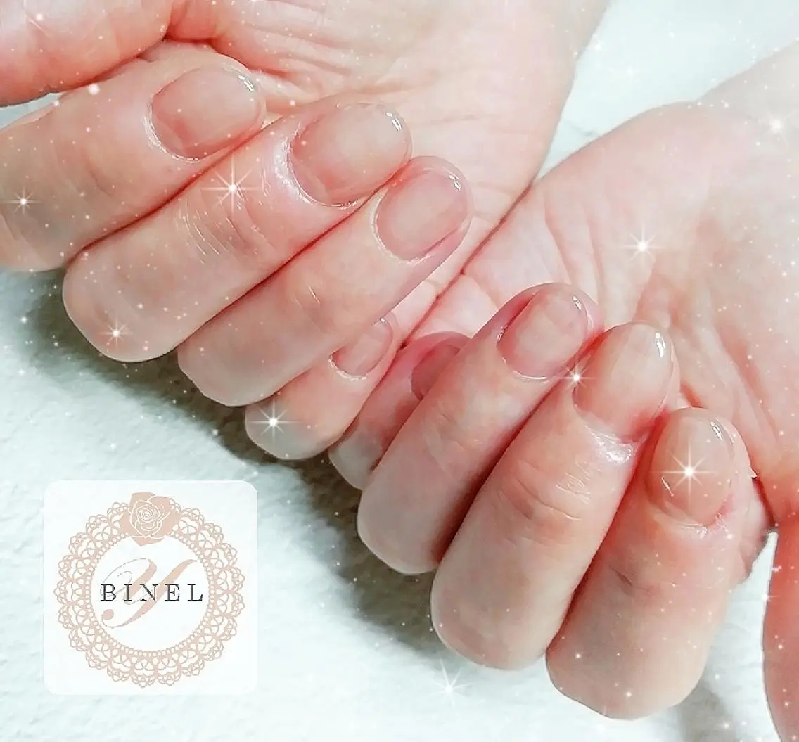 ネイル クリアネイル ハンドネイル Nail Salon Y.BINELのネイルデザイン