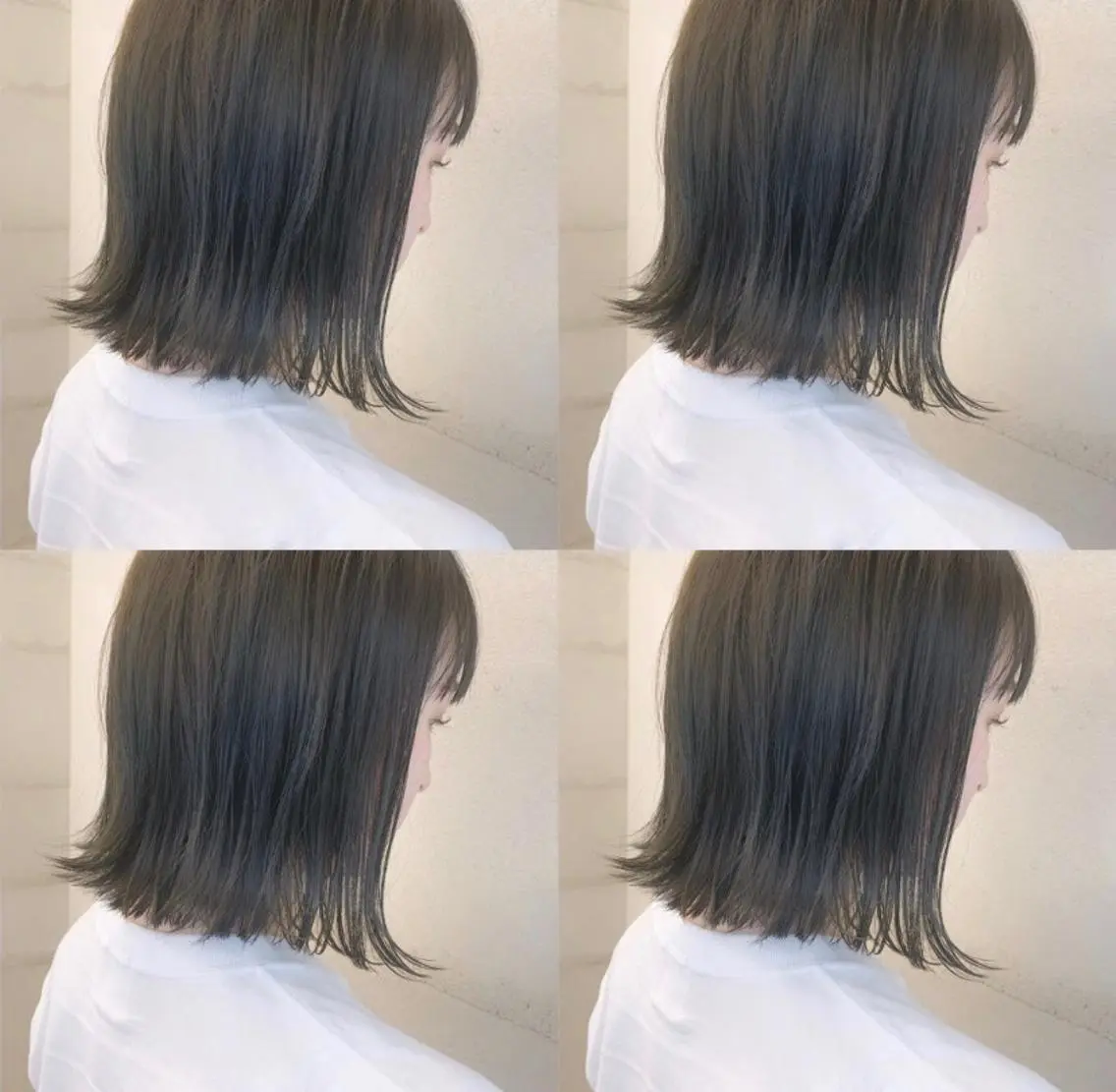 ショート カラー 透明感/オリーブ/ グレージュ/YUKAのヘアスタイル