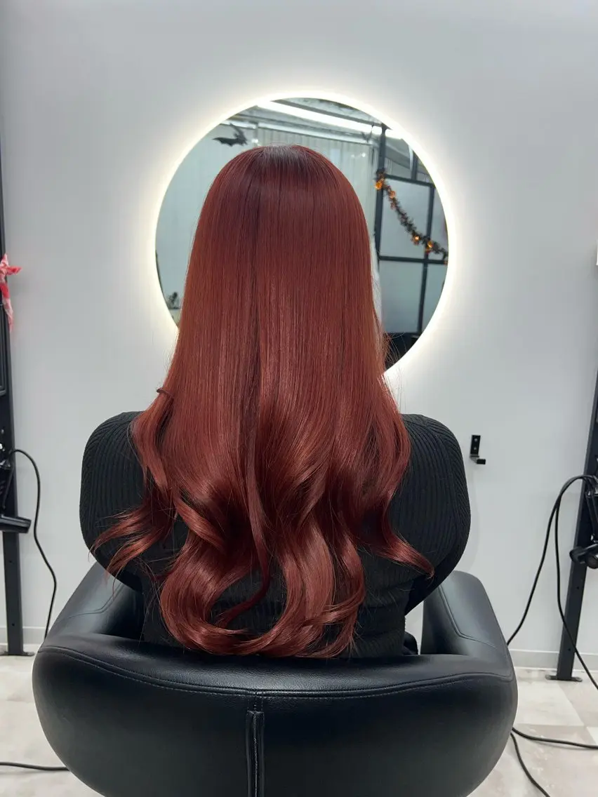ロング カラー ブリーチ オレンジ ヘアカラー トリートメント Uno. 本気で ヘアに悩む方へ✨のヘアスタイル