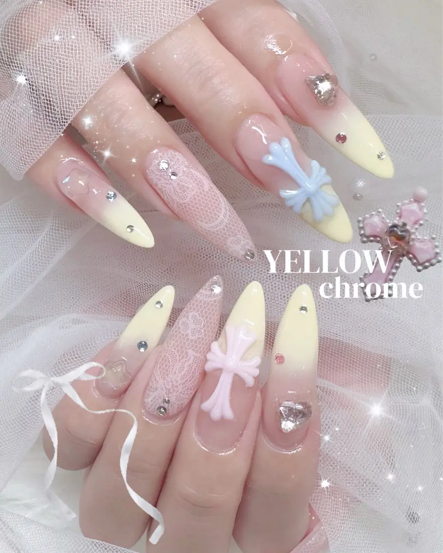 ネイル ハンドネイル NON🎀韓国 ちゅるんワンホン🎀のネイルデザイン