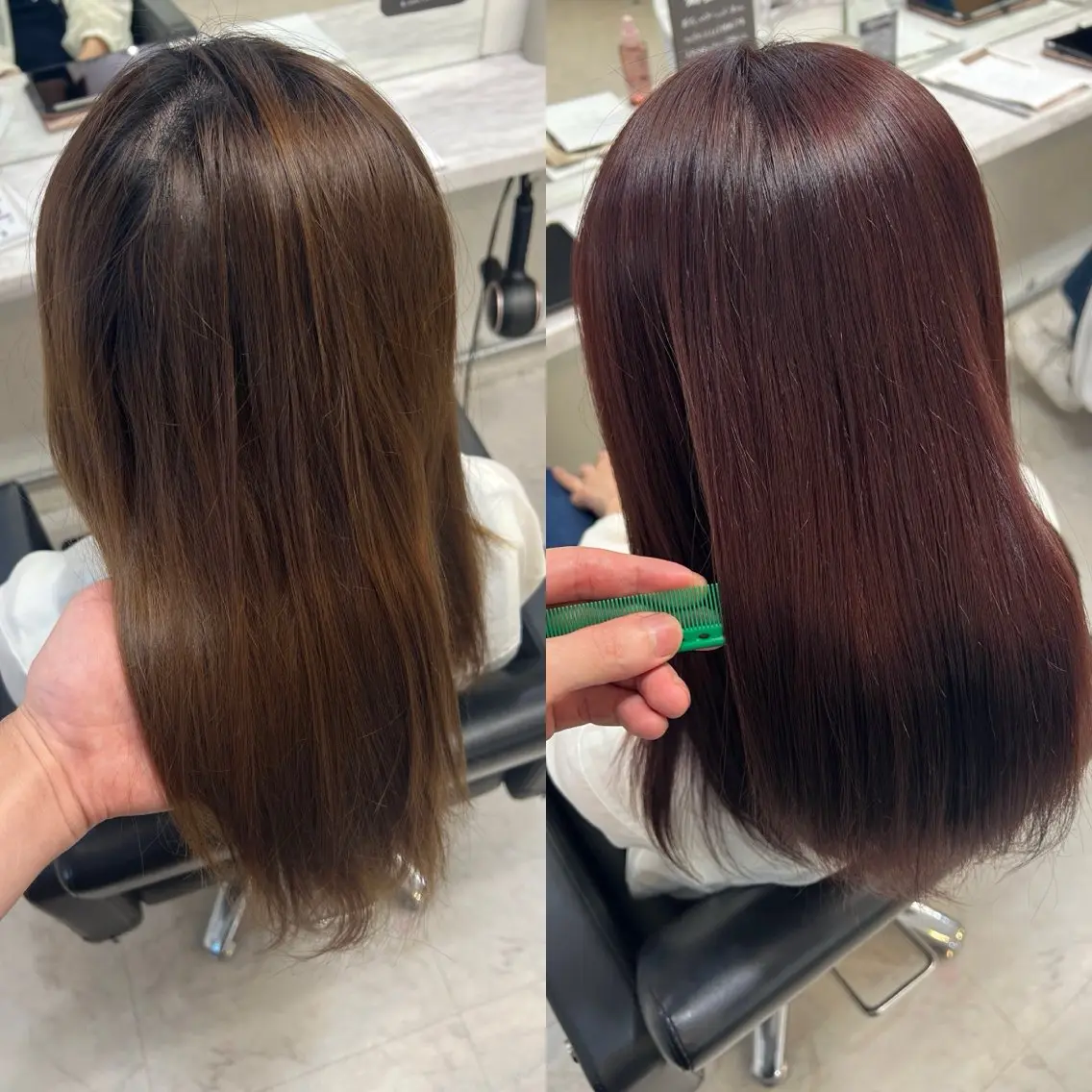 ミディアム カラー ブラウンカラー ピンクカラー ピンクブラウン 髪質改善 トリートメント カット ヘアカラー トリートメント ✨レイヤー/髪質改善 /エクステ✨ナカムラのヘアスタイル