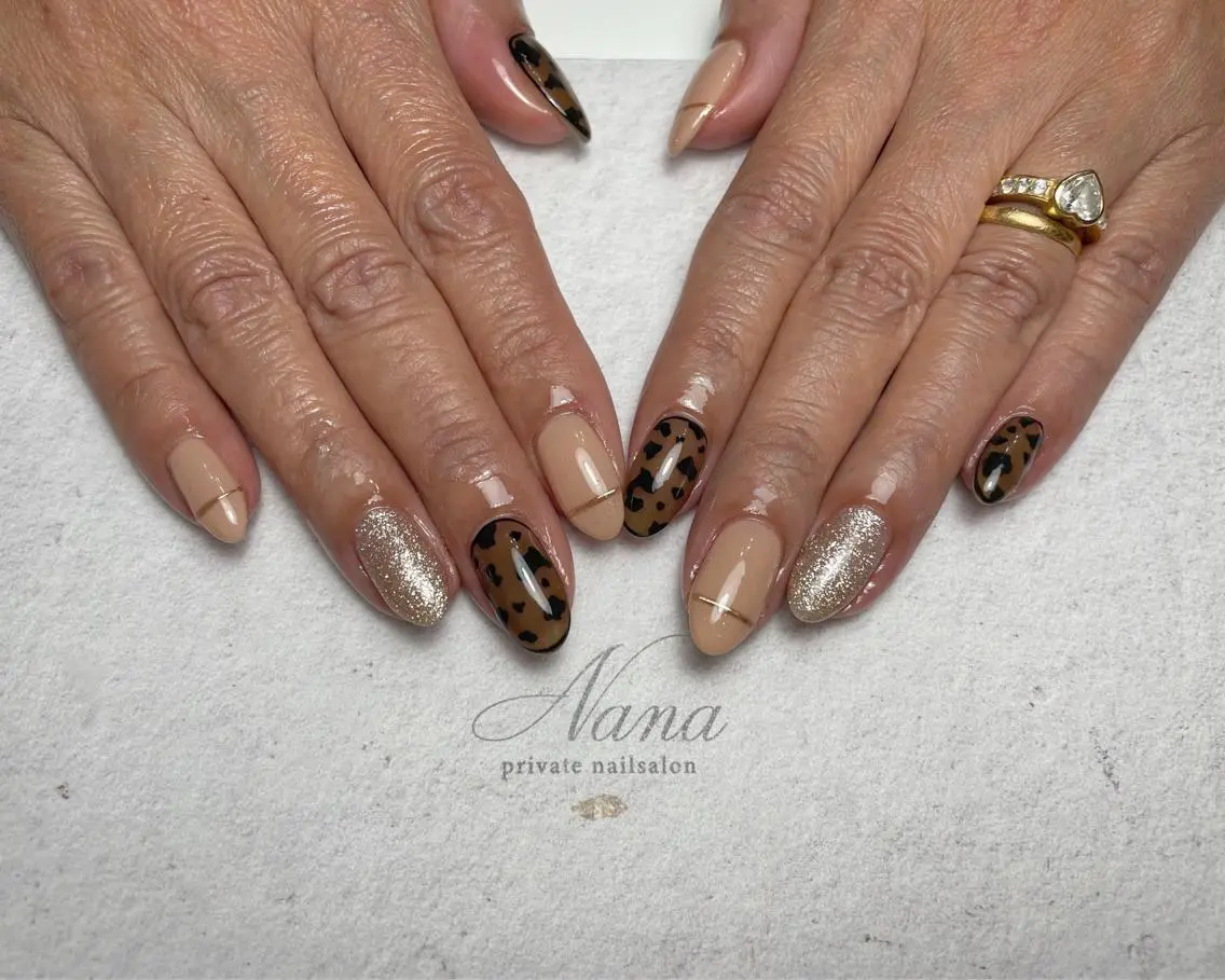 ネイル アニマル柄 nailsalon NANAのネイルデザイン