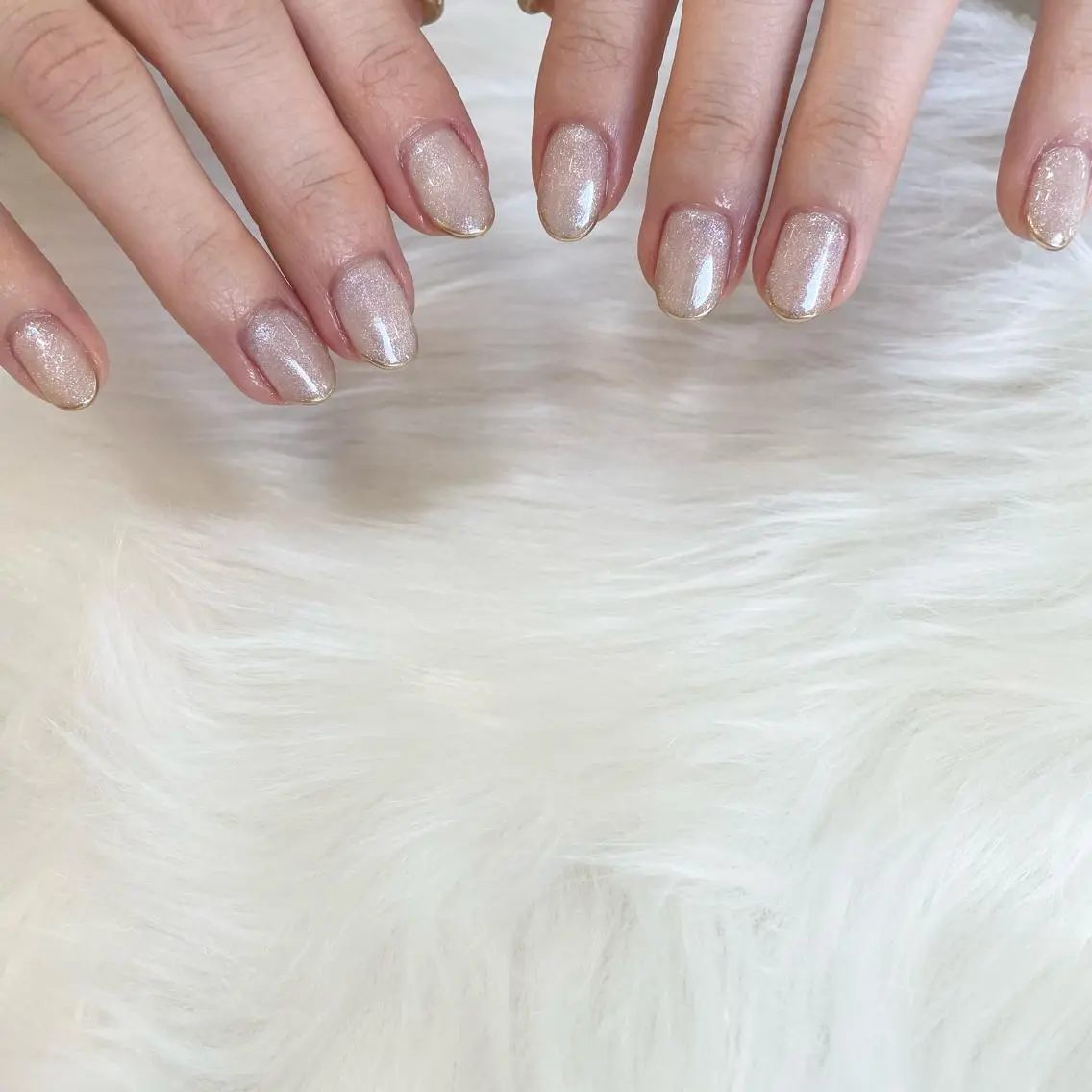 ネイル フレンチネイル ミラーネイル Nail Salon Gummi.のネイルデザイン