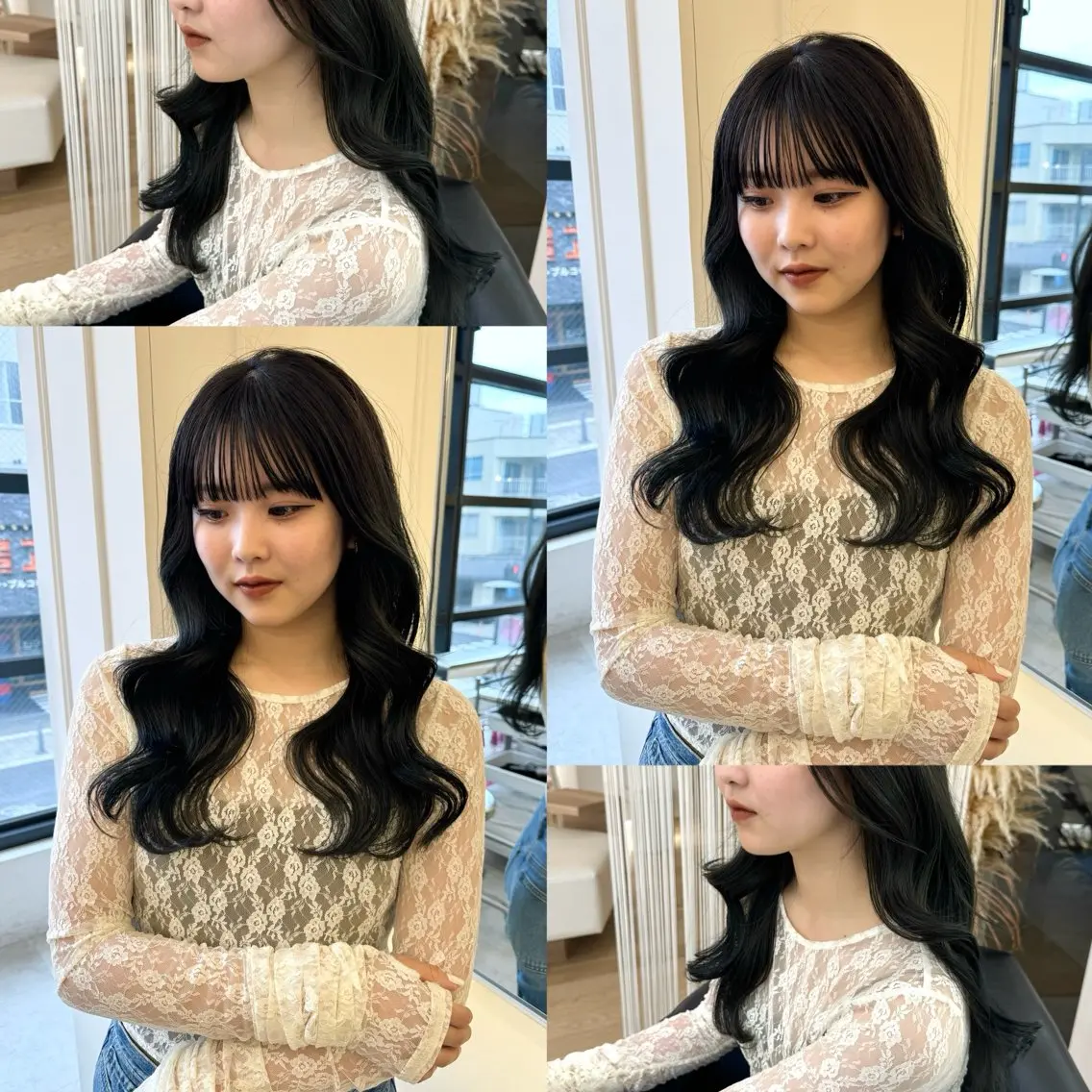 ロング カラー NANO/ ブリーチ×レイヤーのヘアスタイル