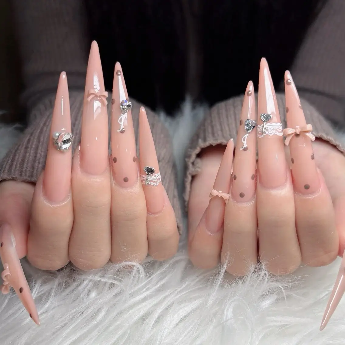 ネイル フットネイル フレンチネイル グラデーション 韓国ネイル ロングネイル ハンドネイル Hani Nail Salonのネイルデザイン