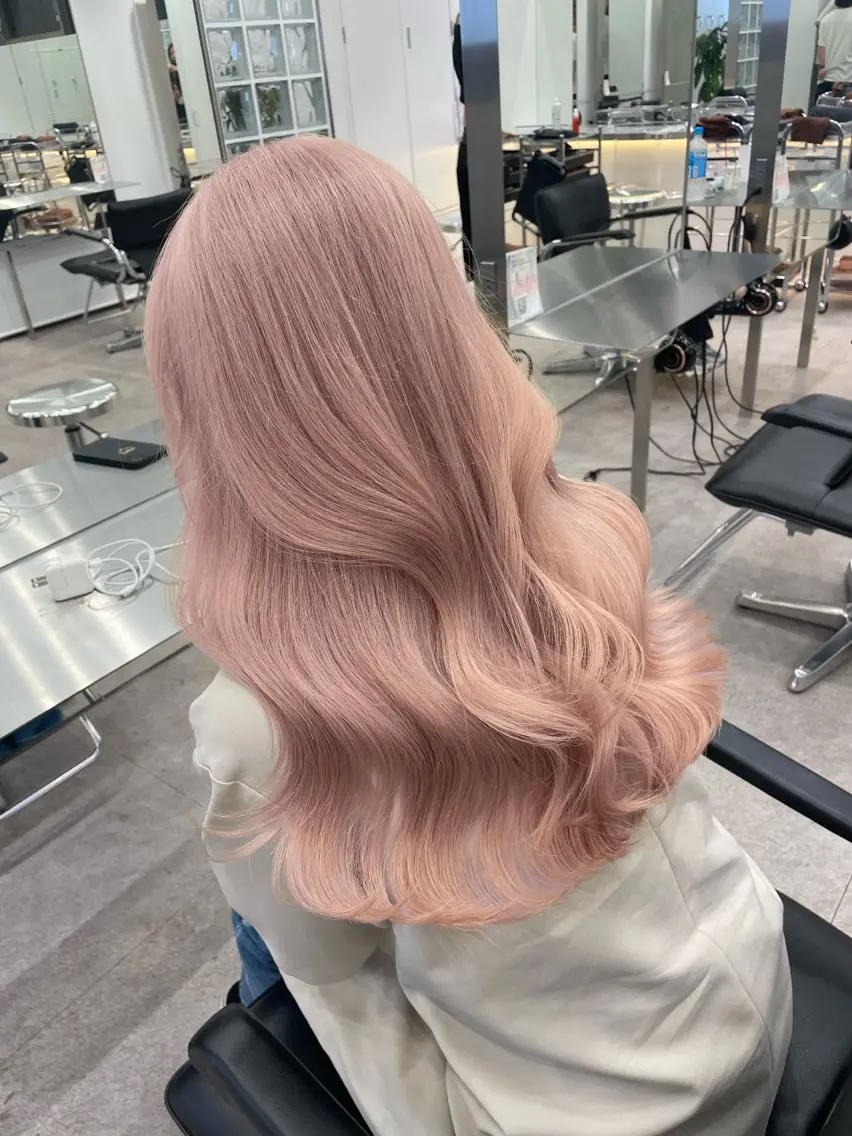 ✨💛ブリーチリタッチ＋カラー💛✨初回トリートメント無料✨🎀リタッチお任せください！の写真
