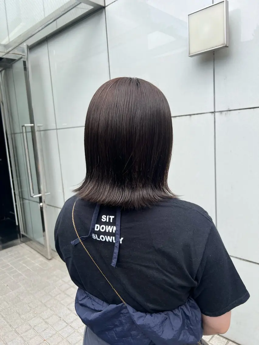 ショート カット ヘアカラー トリートメント 似合わせヘア🫶🏻 つきいてるみのヘアスタイル