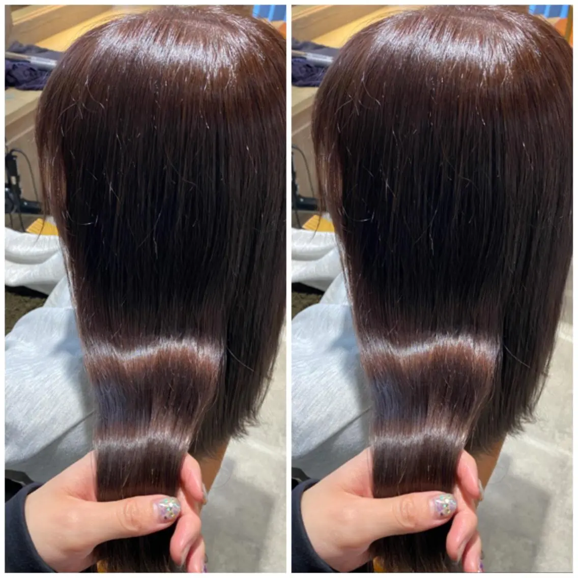 カラー ラベンダーカラー 🩵盛れる顔周りヘア EMI🩵のヘアスタイル
