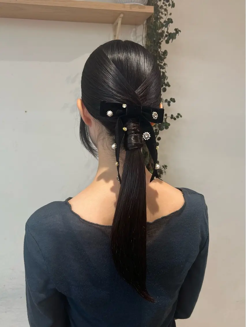 ロング ヘアアレンジ ヘアセット マツエク/men's /カラー🎀ヒカルのマツエク・マツパデザイン