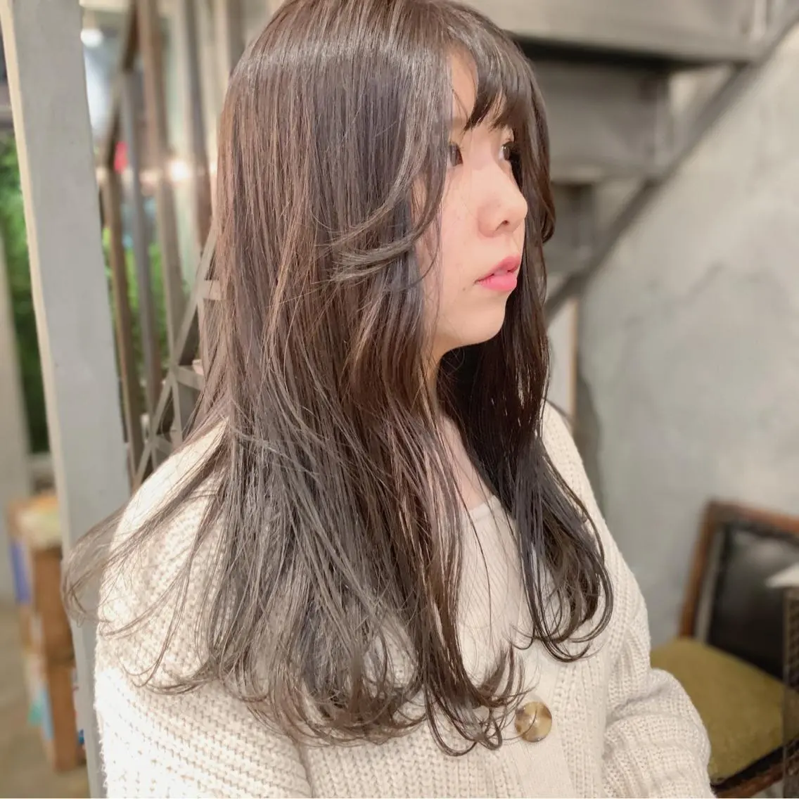 ロング カット ヘアカラー トリートメント 鎌田卓也/髪質改善 /透明感カラーのヘアスタイル