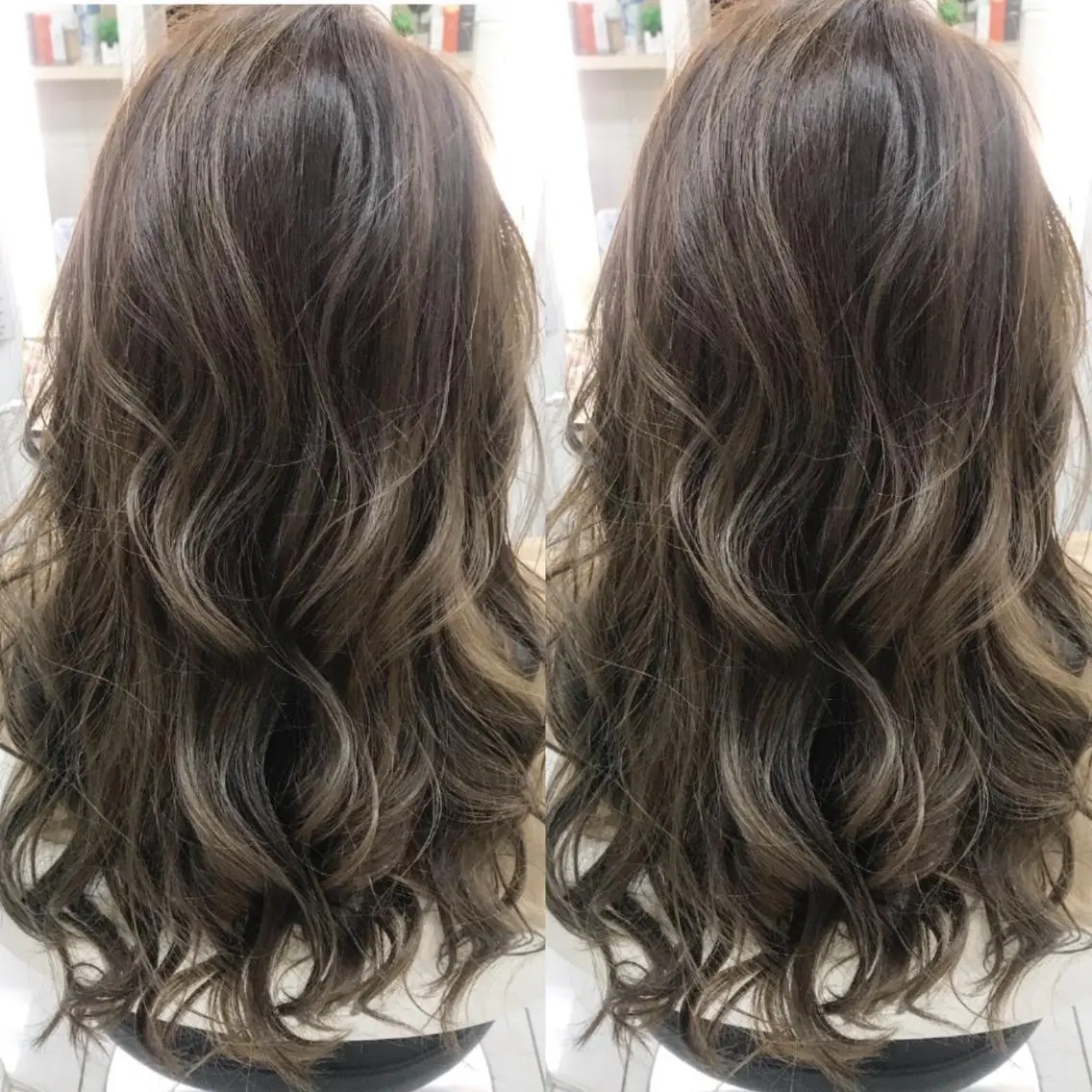 ロング カラー ヘアアレンジ 盛れる韓国ヘア♡ 🌻鈴木花🌈のヘアスタイル