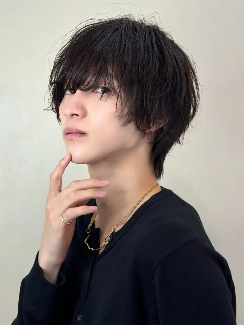 ショート カット パーマ トリートメント ヘアセット 佐藤景流/自由が丘で 叶う髪質改善/メンズのヘアスタイル