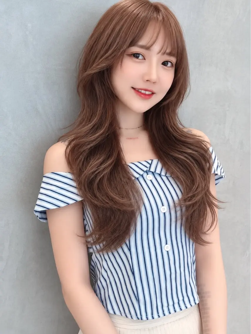 ロング カット ヘアカラー トリートメント レイヤー 翔のヘアスタイル