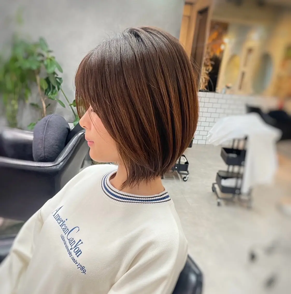 自然にワントーンup!ナチュラルブラウン🐻♡暖色カラー♡の写真