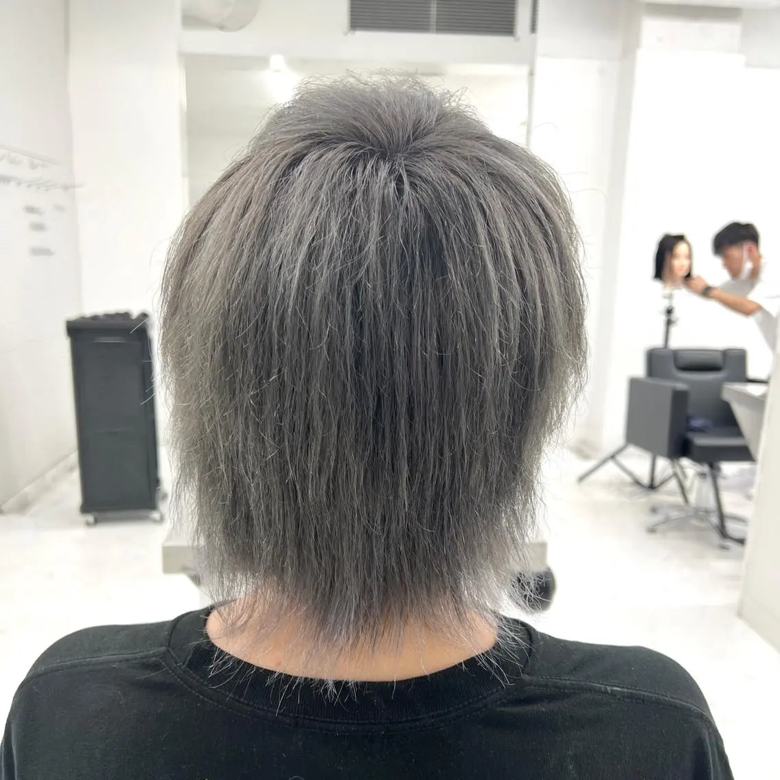 ショート カラー メンズ シルバー カット ヘアカラー 柏メンズカットパーマ NO.1タイチのヘアスタイル