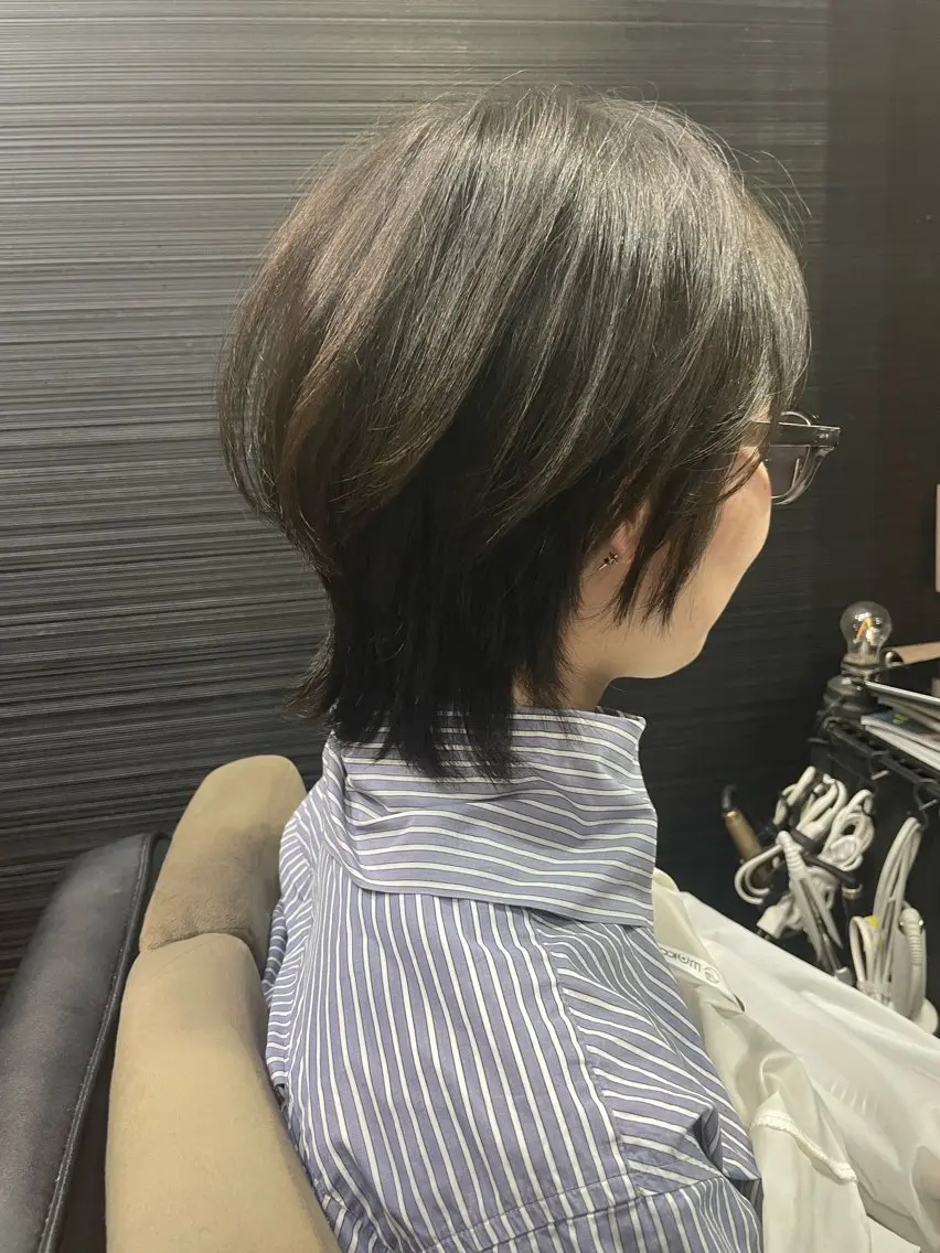ショート ウルフカット カット トリートメント 山本 雅由のヘアスタイル