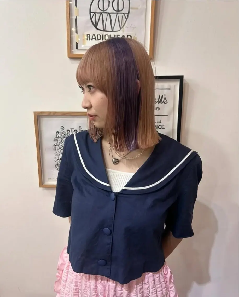 ショート かがやしづ ⭐️ベージュのヘアスタイル