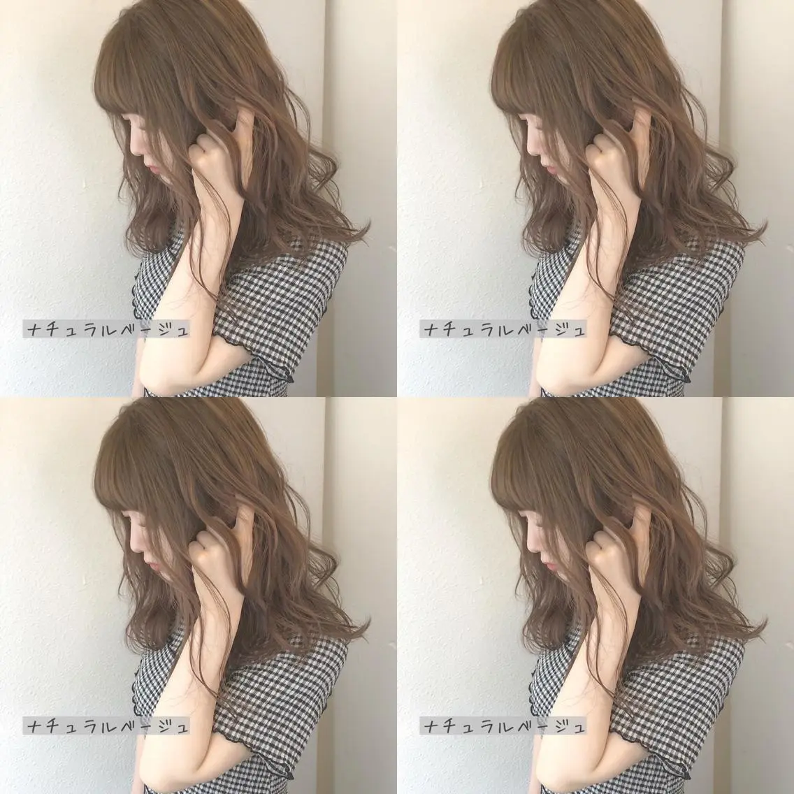 ロング カラー ベージュカラー あさだ しゅうたろうのヘアスタイル