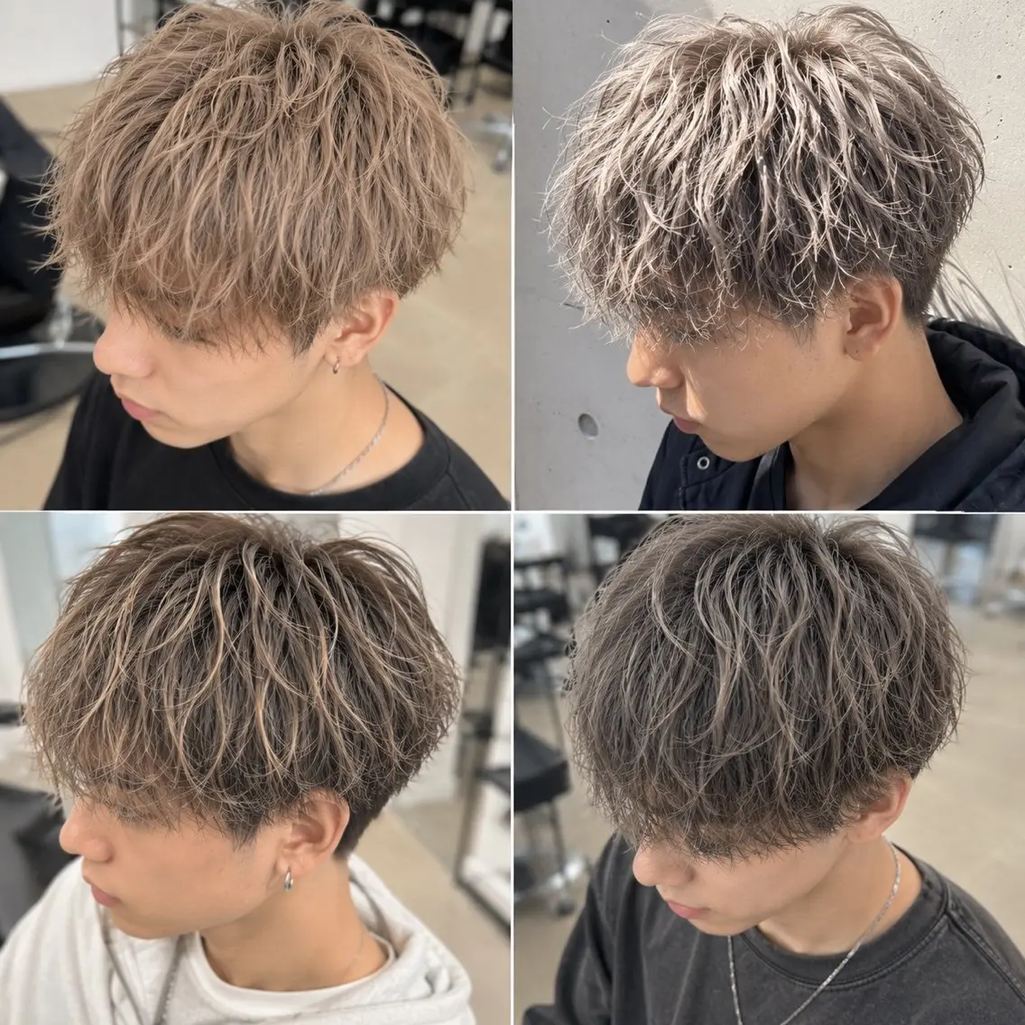 メンズ カット ヘアカラー トリートメント メンズ特化美容師 ◆ルナのヘアスタイル