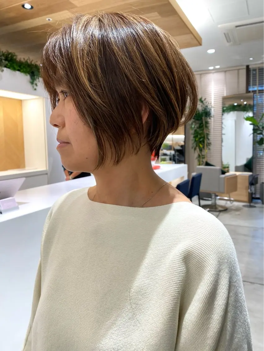 ショート カラー ショートヘア 平沢 真司のヘアスタイル