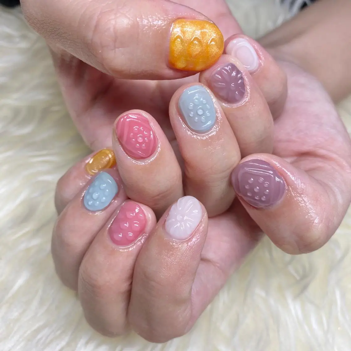 ネイル 持ち込み ハンドネイル Nail&eye Belire 新宿のネイルデザイン