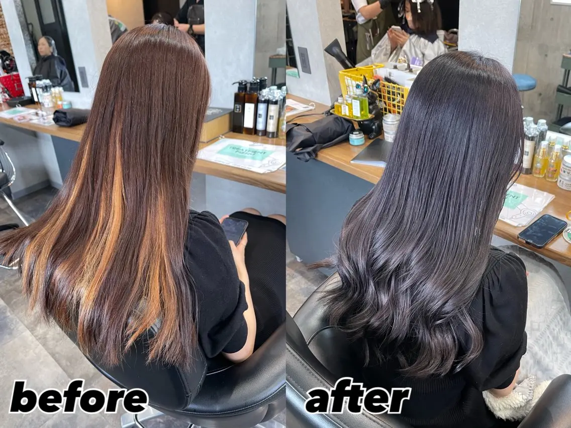 ロング カラー ヘアカラー Felice Erikaのヘアスタイル