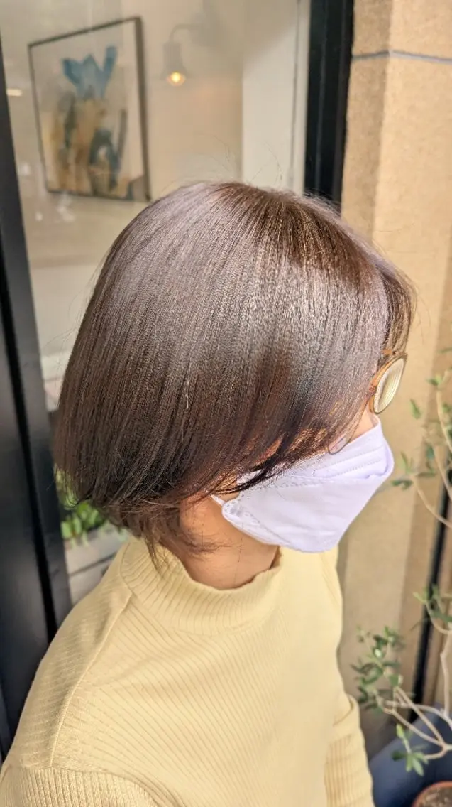 ショート カラー 横馬場 りこのヘアスタイル