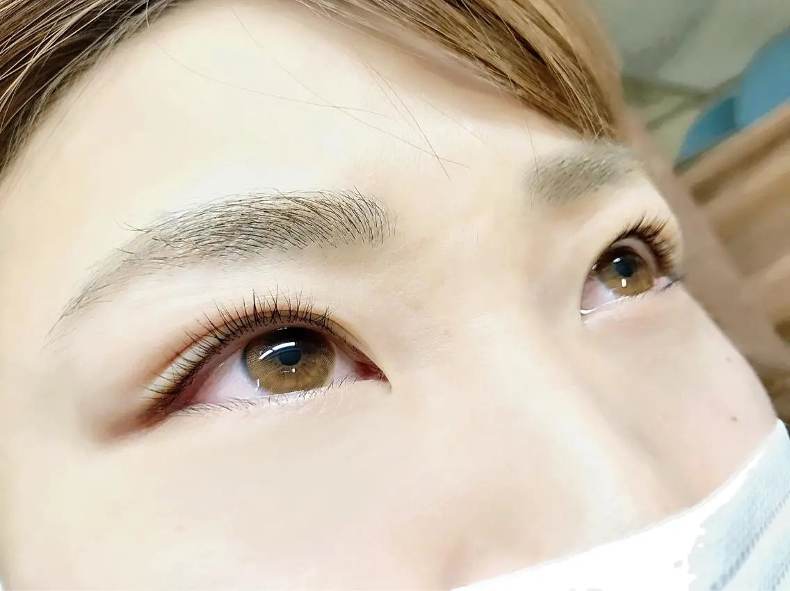 マツエク・マツパ まつげパーマ 大阪福島韓国束感まつ げ Sayaka🤍のマツエク・マツパデザイン