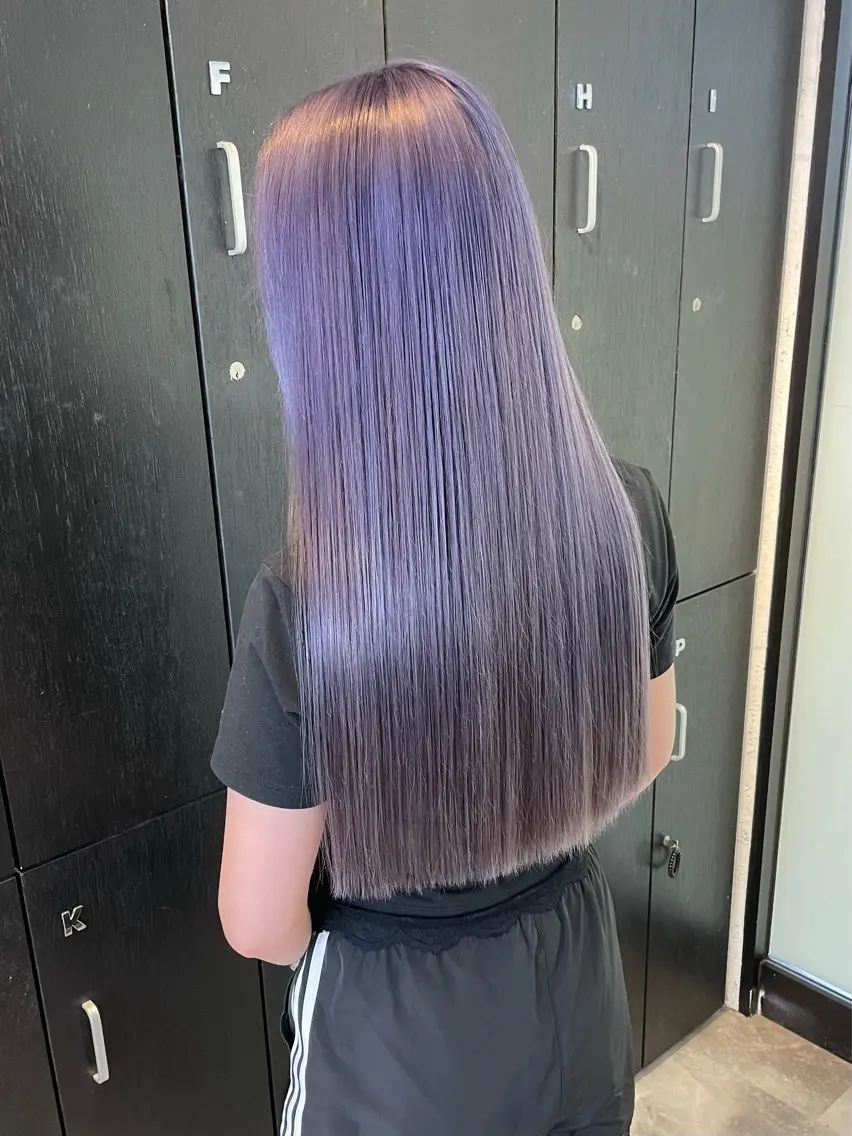 🍀【RYOMAオリジナルハイトーン🌈(ダブルカラー)】(ワンブリーチ)☆ブリーチカラーで理想のヘアカラーに☆の写真