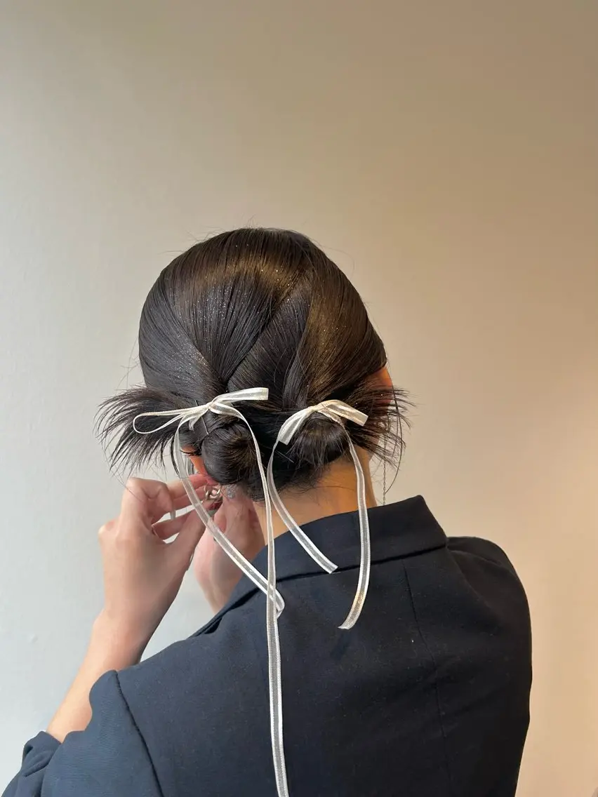お呼ばれヘアセット🎀の写真