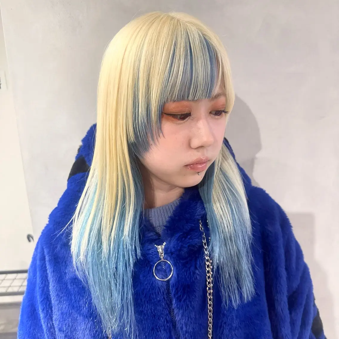 ロング カラー カット ヘアカラー トリートメント デザインカラー/パー マ🦖外岡咲希🦖のヘアスタイル