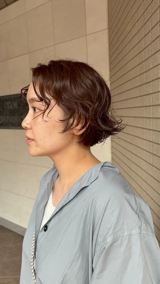 【人気メニュー‼️】カット+透明感カラー+トリートメント付き🫧の写真