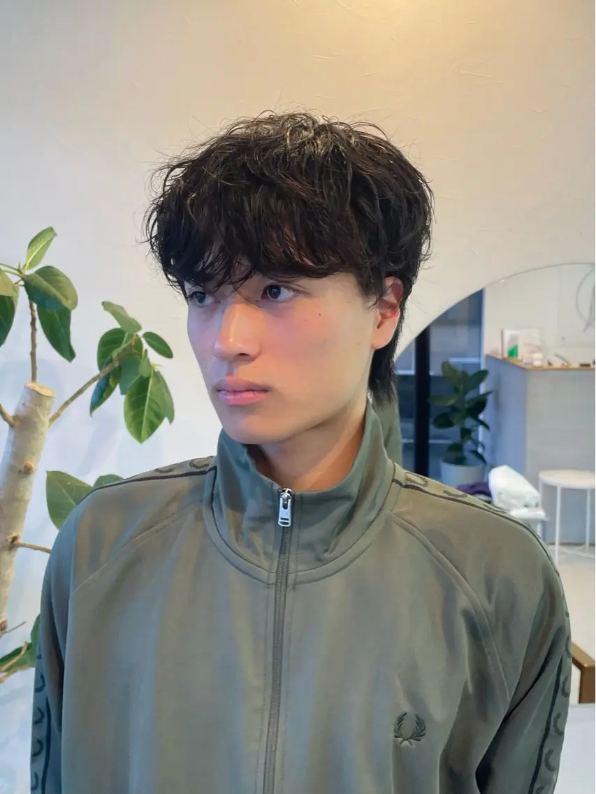 メンズ メンズパーマ 前川 瑞希のヘアスタイル