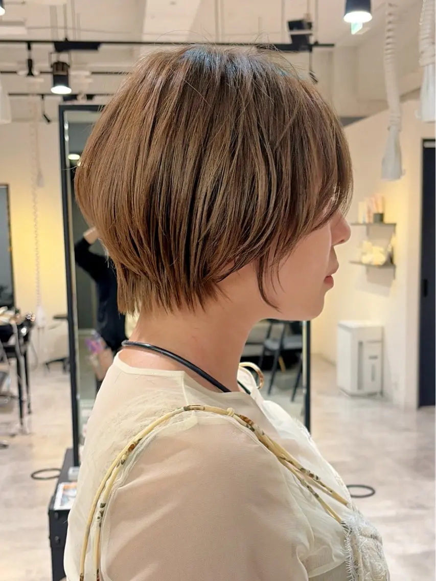 ショート 久保 佳乃のヘアスタイル