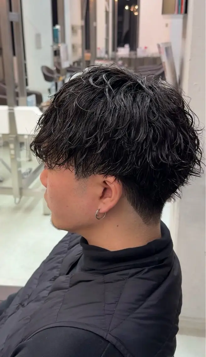 ショート パーマ カット パーマ 小芝涼介/レイヤー /メンズパーマ✂️のヘアスタイル