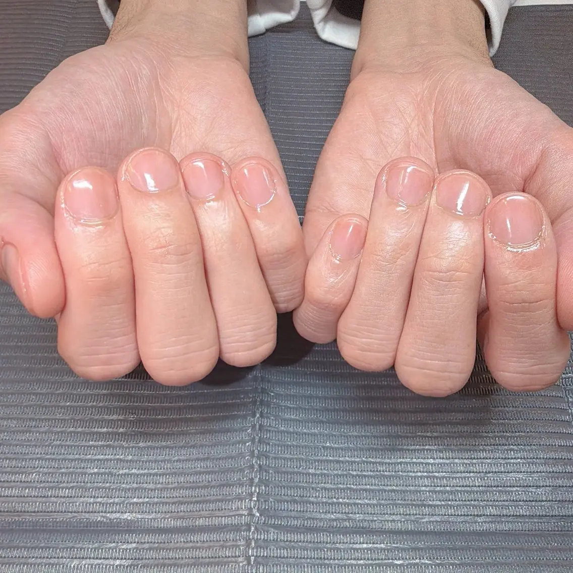 自爪ケア🫧キューティクルケア込みの写真