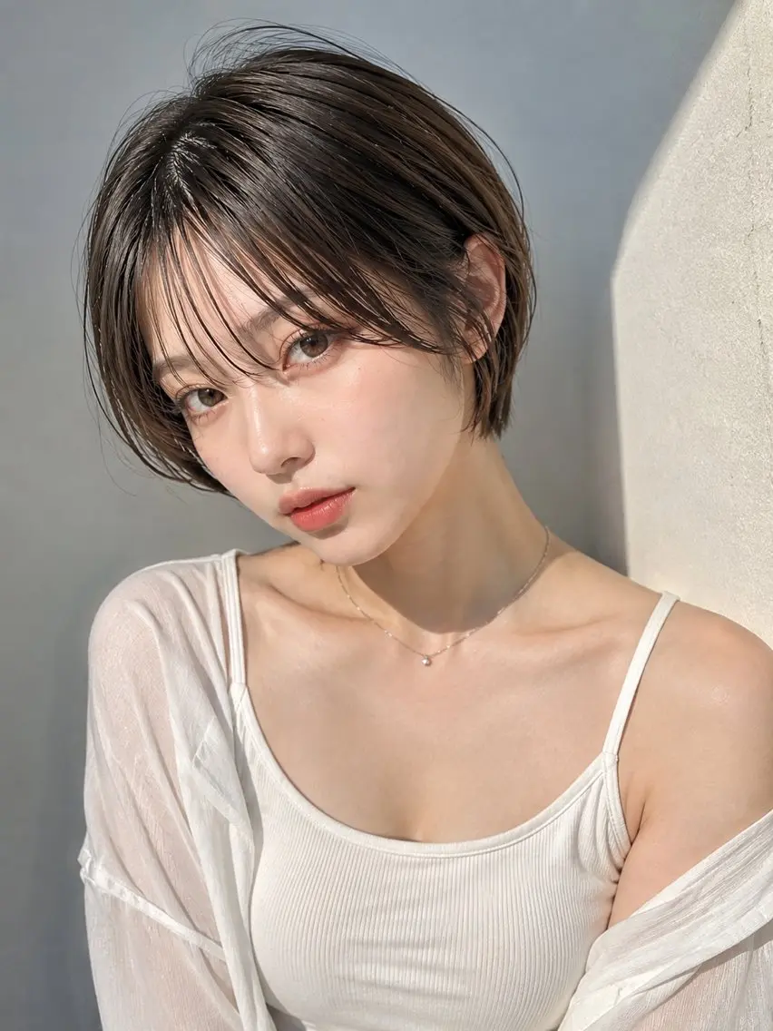 ショート 銀座/レイヤー Hazuki🪽のヘアスタイル