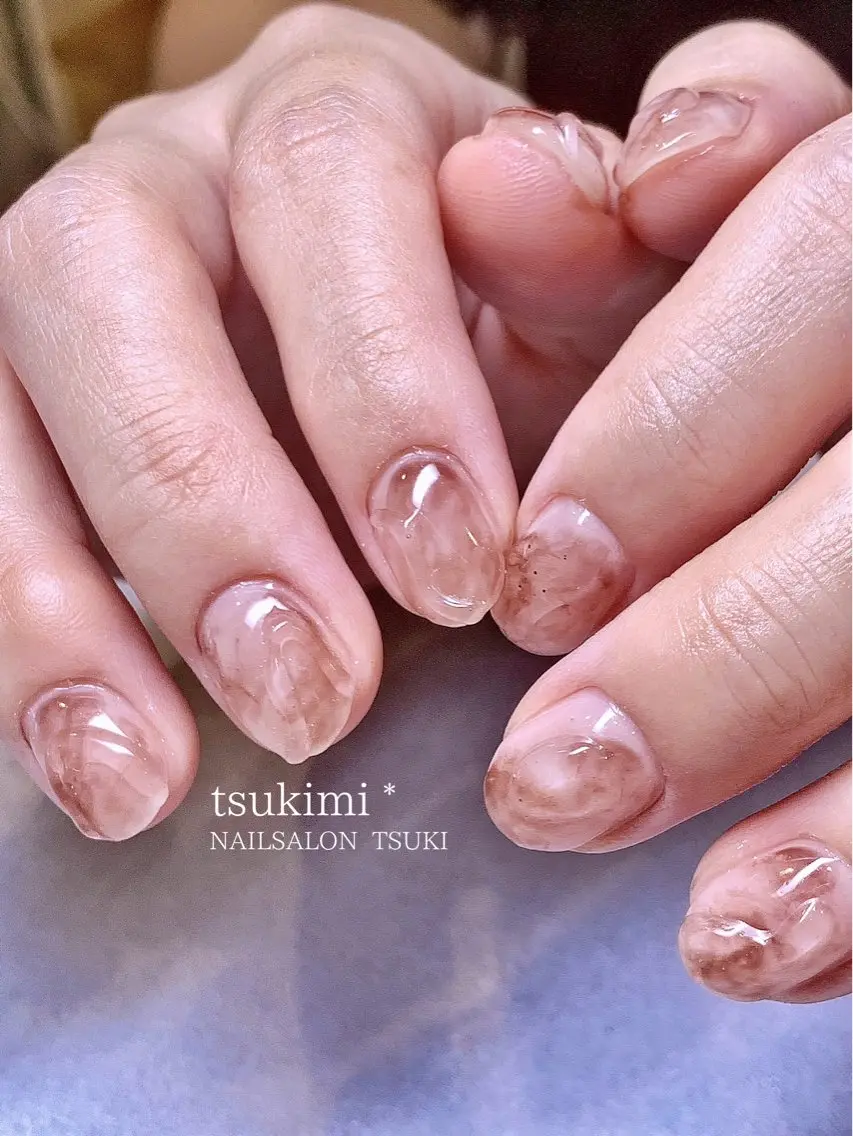 ネイル ニュアンスネイル ハンドネイル ハンドケア Nailsalon Tsuki.のネイルデザイン