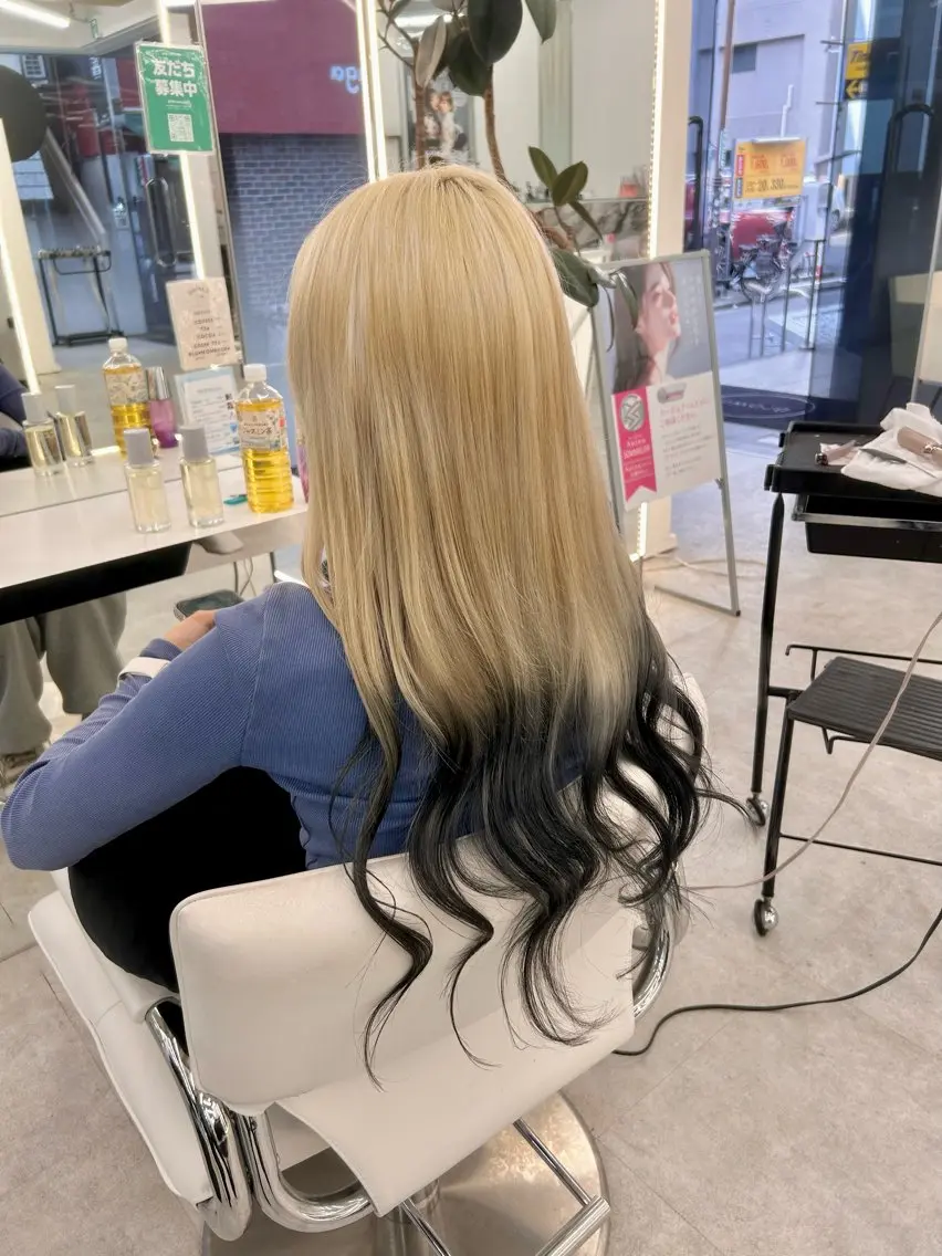 ロング カラー ヘアカラー ヘッドスパ 透明感カラー/ヘアア レンジ/はるか🤍のヘアスタイル