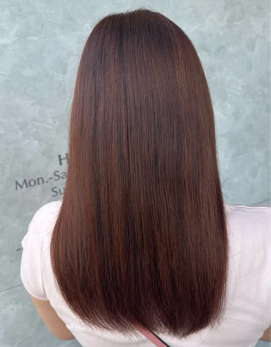 セミロング カラー 遠藤 日和のヘアスタイル