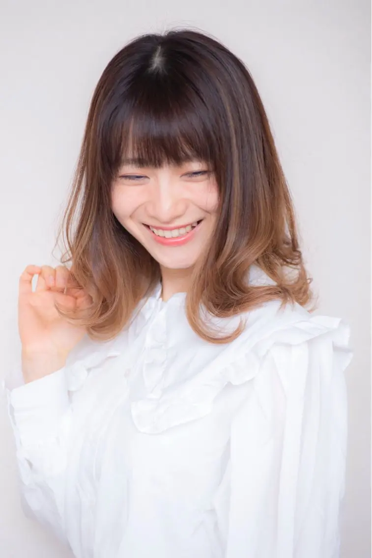 ミディアム くせ毛カット✂️ カワタ　豊島区大塚駅のヘアスタイル