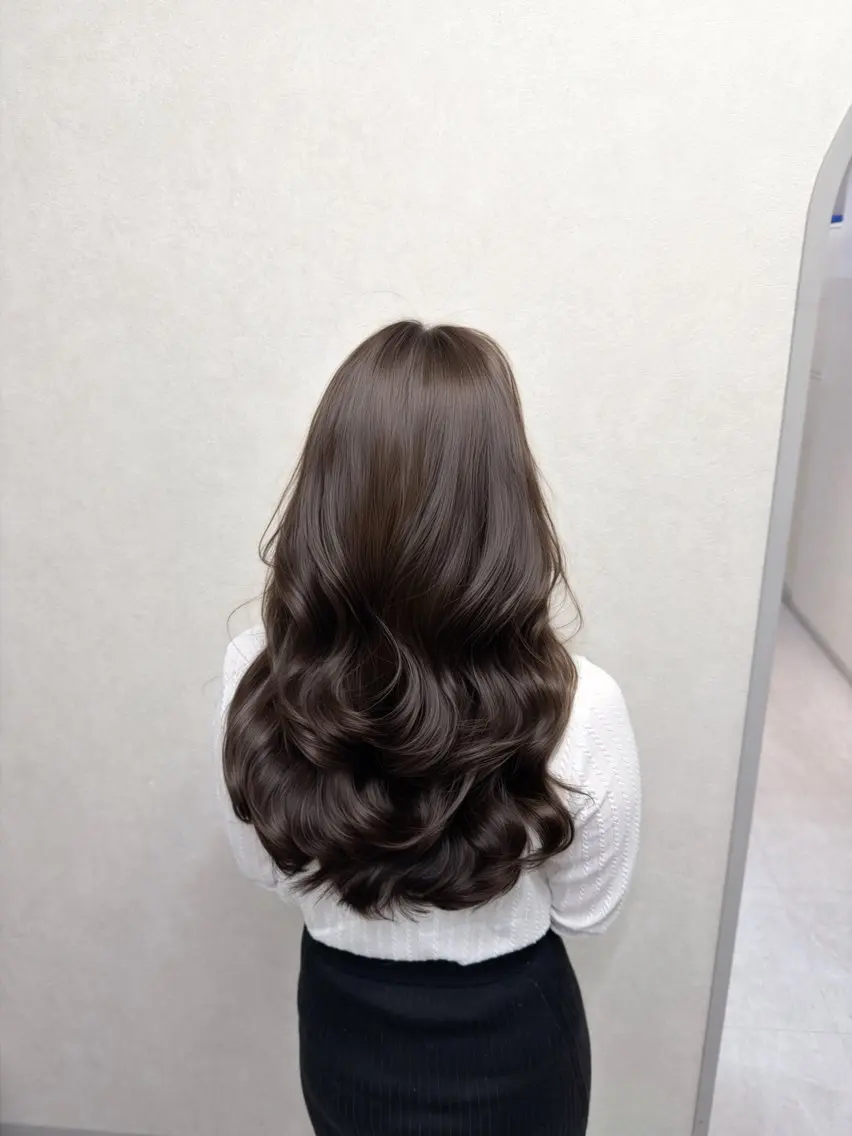 ロング パーマ カット パーマ 高橋 竜也のヘアスタイル