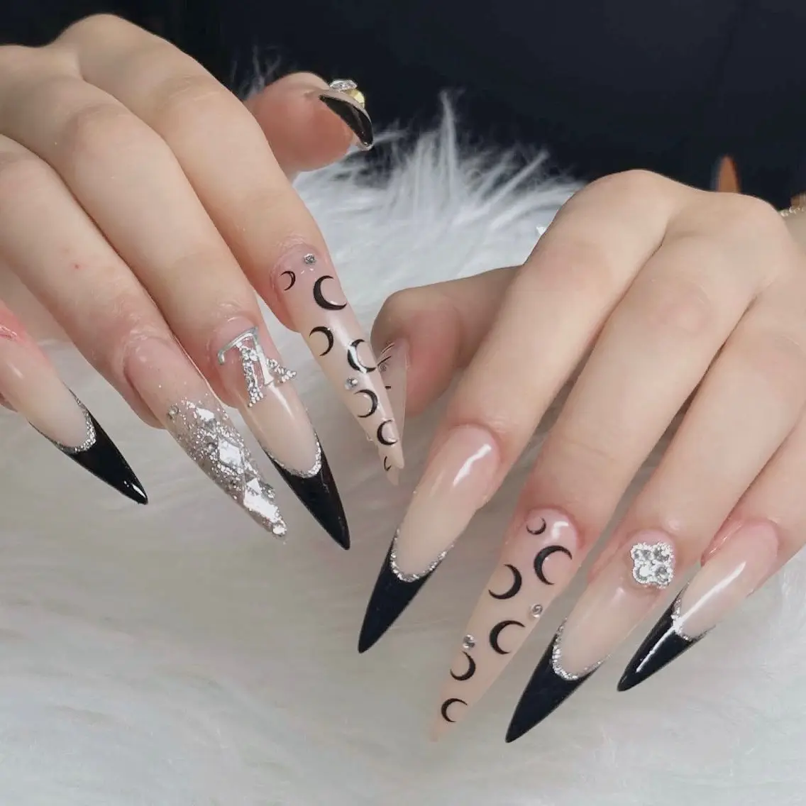 ネイル フットネイル フレンチネイル グラデーション 韓国ネイル ロングネイル ハンドネイル Hani Nail Salonのネイルデザイン