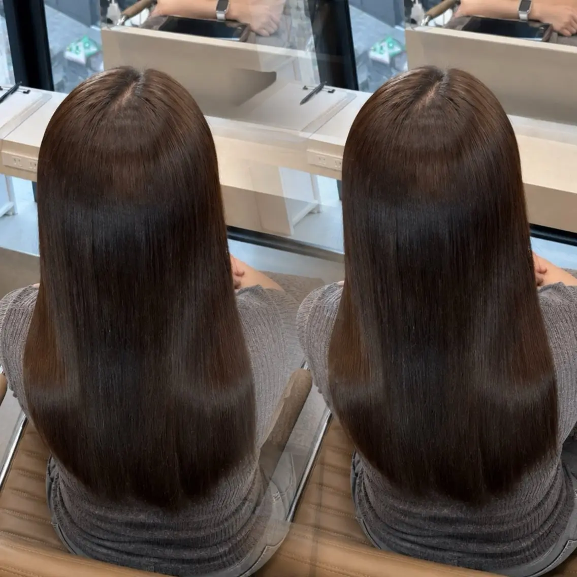 ロング カラー ヘアアレンジ ヘアカラー トリートメント 🫧新宿 透明感 カラー/サスケ🫧のヘアスタイル