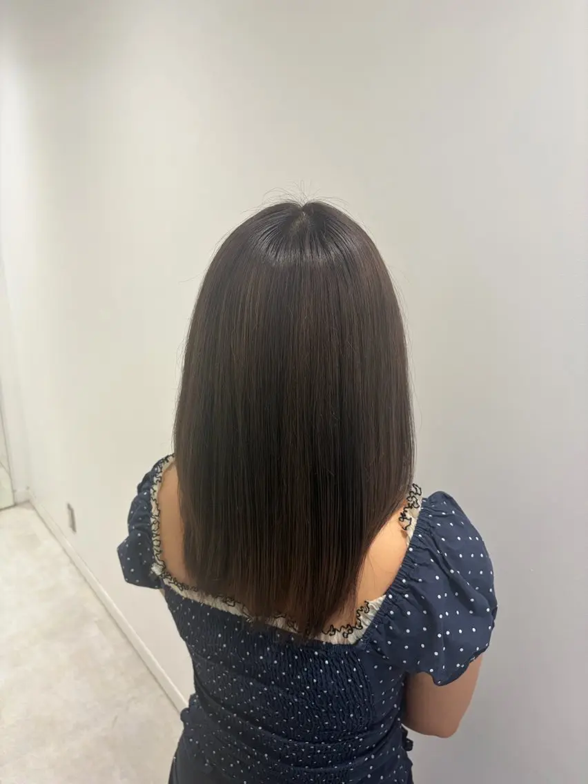 ミディアム ヘアカラー トリートメント 青木 瑠香のヘアスタイル