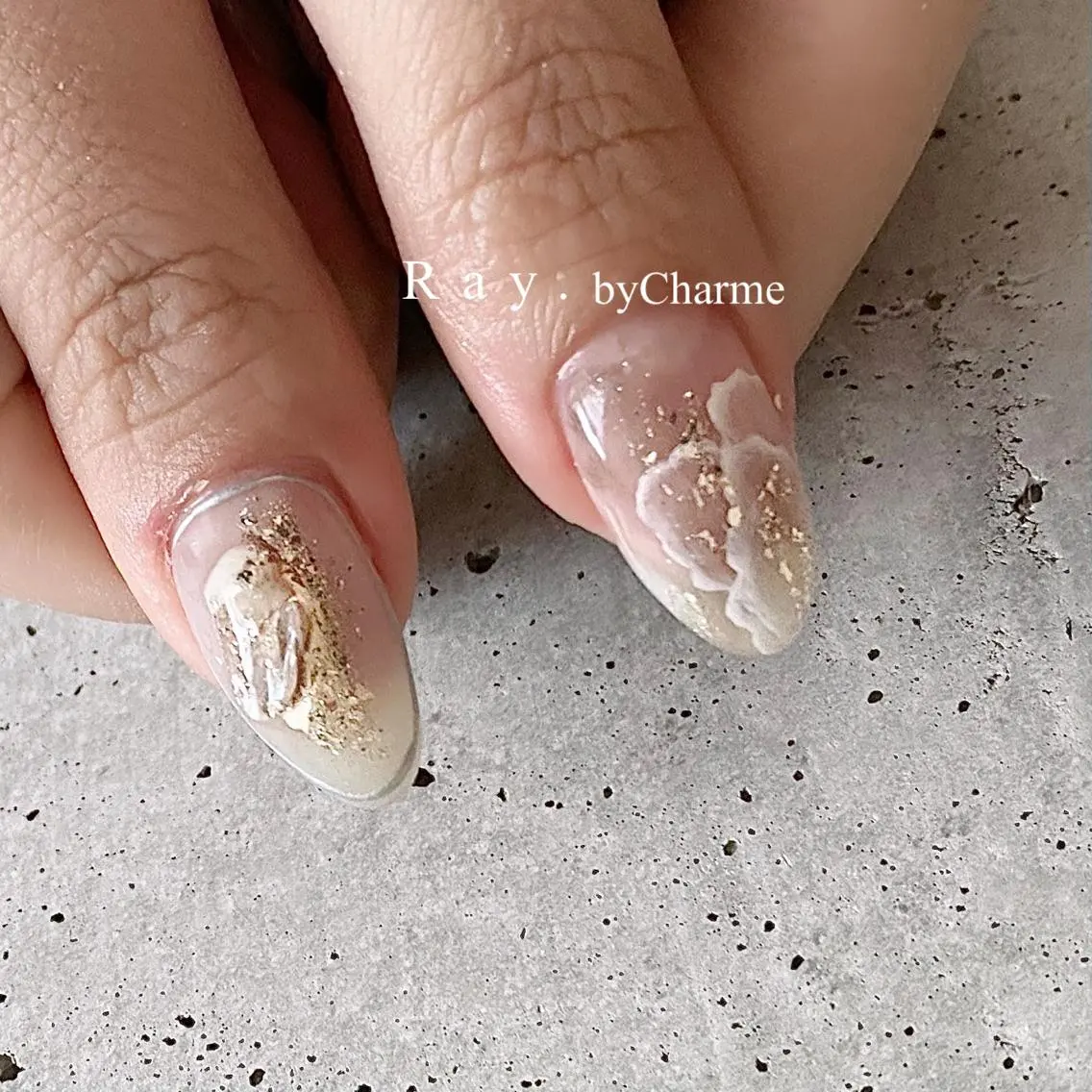 ネイル Ray. /綺麗目ニュアンスのネイルデザイン