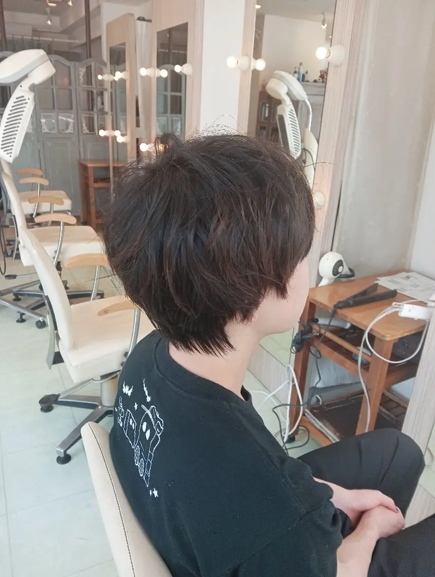 ショート ショートヘア カット ショート/似合わせ みやじまのヘアスタイル