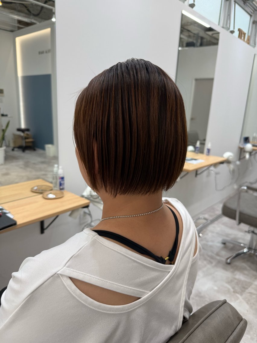 ショート パーマ カット 縮毛矯正 亀井 啓汰のヘアスタイル