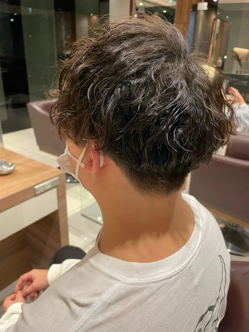 パーマ メンズ カット パーマ アサイ サラ /29日、31日⭕️のヘアスタイル